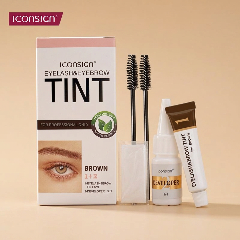 ICONSIGN Kit de Coloração de Sobrancelhas e Pestanas